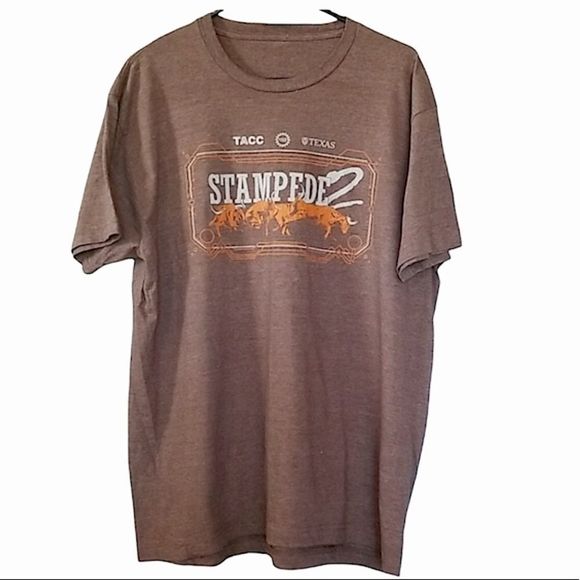 TACC UT Austin Brown Stampede2 Commemorative T-Shirt sz XL - Picture 5 of 6